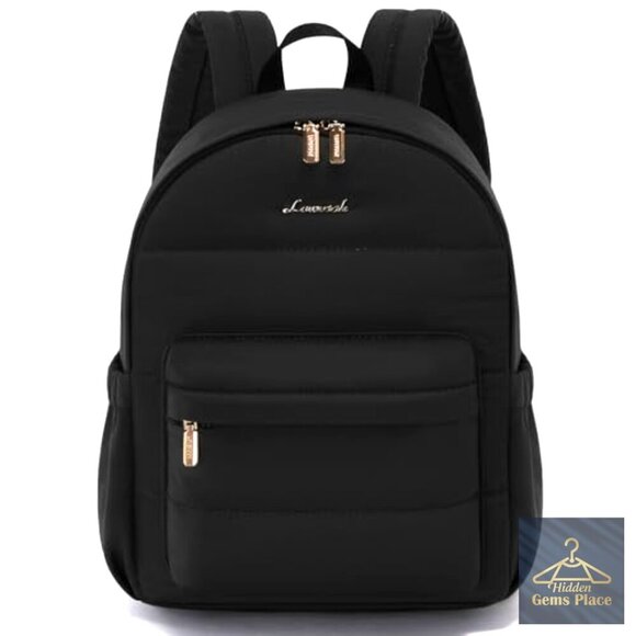 Mini Puffer Backpack with Anti-Theft Pocket Lightweight Daypack Travel
